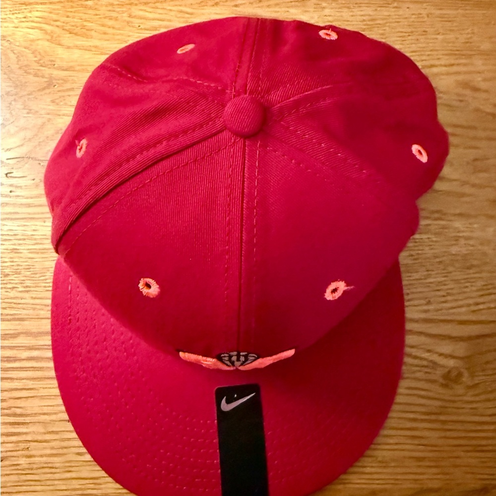 Nike Red and Orange Embroidered Cap - Picture 5 of 10